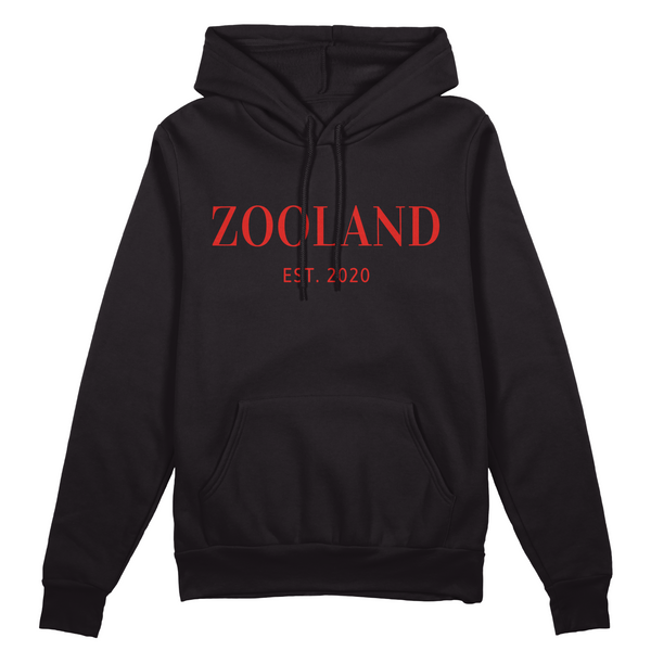 Black & Red "Designer" Zooland Hoodie