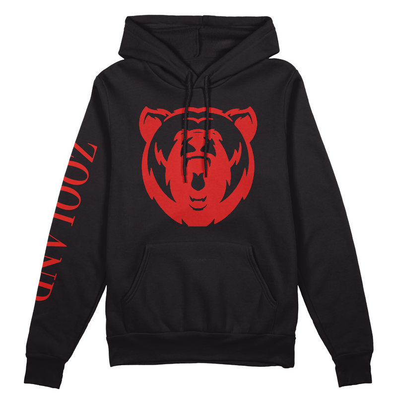 Black & Red "Deluxe" Zooland Hoodie