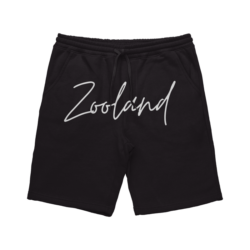 Black Zooland "White Freestyle" Shorts