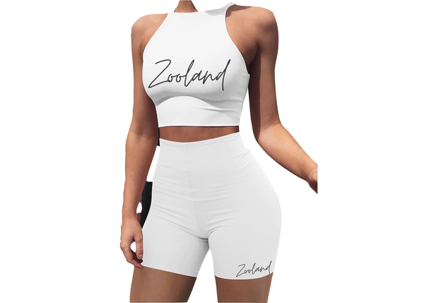 White "Freestyle" 2 Piece Set