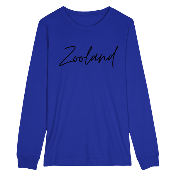 Kids Blue "Freestyle" Zooland Long-sleeved T-Shirt