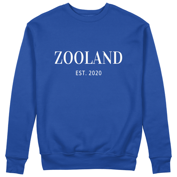 Blue Zooland "Designer White" Sweater