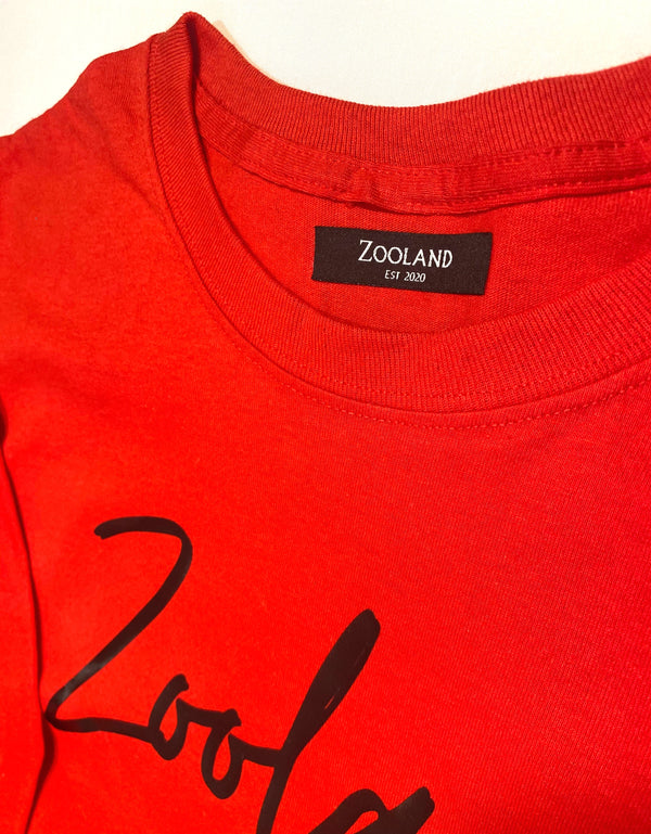 Red Zooland Long Sleeve Shirt "Black Freestyle"