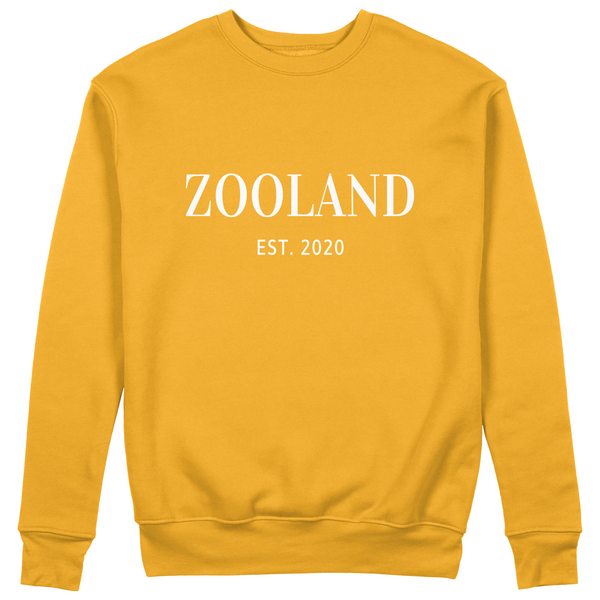 Liquid Gold & White Zooland "Designer" Sweater