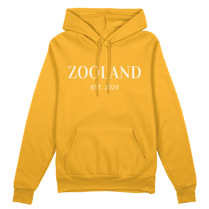 Liquid Gold & White "Designer" Zooland Hoodie