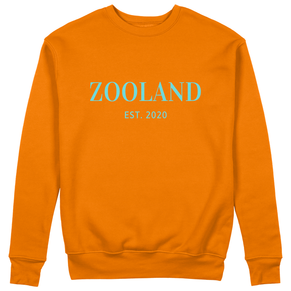 Tangy Gold & Carolina Blue Zooland "Designer" Sweater