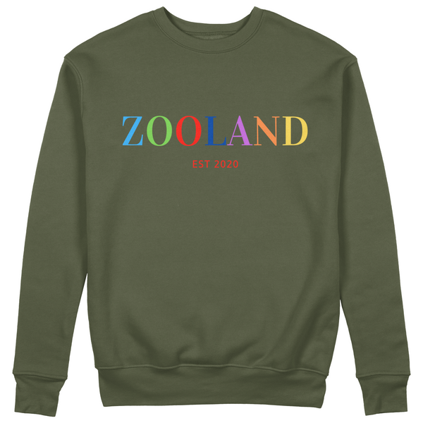 Olive Green "Limited Edition" Zooland Sweat Shirt