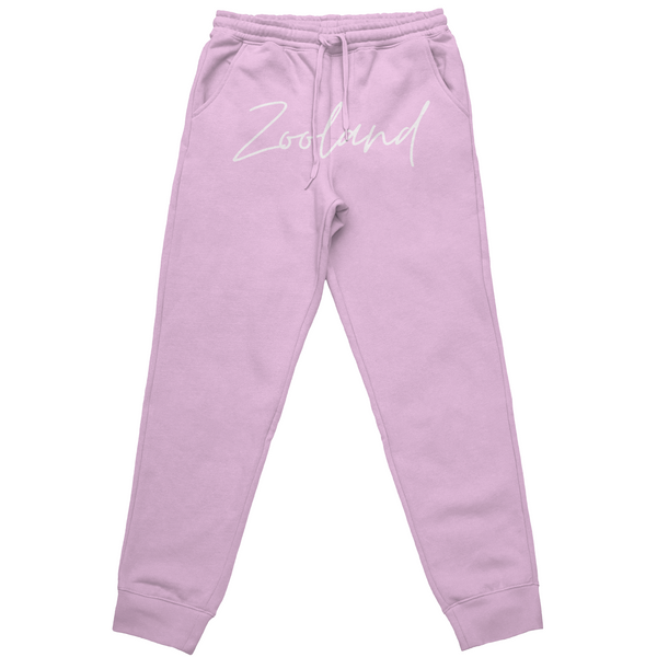 Pink Zooland Sweatpants "White Freestyle"