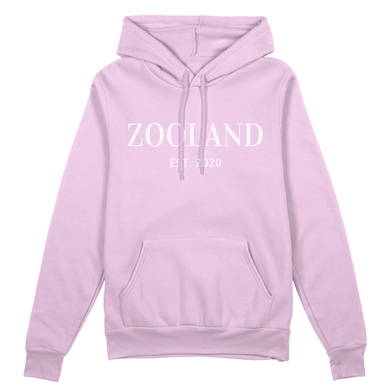 Light Pink "White Designer" Zooland Hoodie