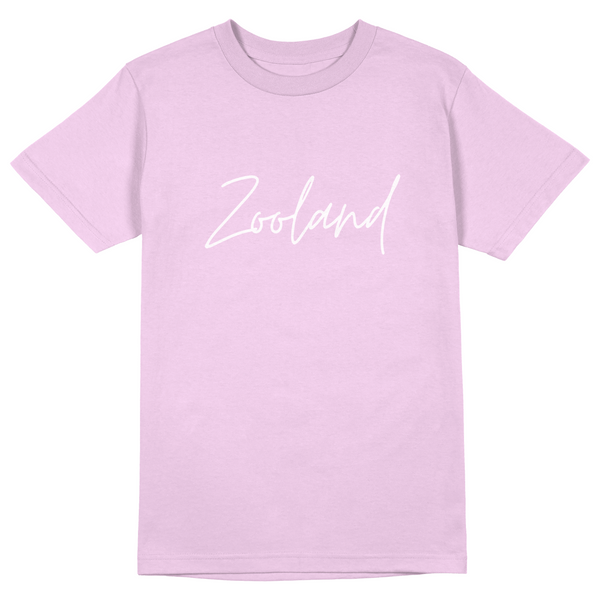 Kids Pink "White Freestyle" Zooland  T-Shirt