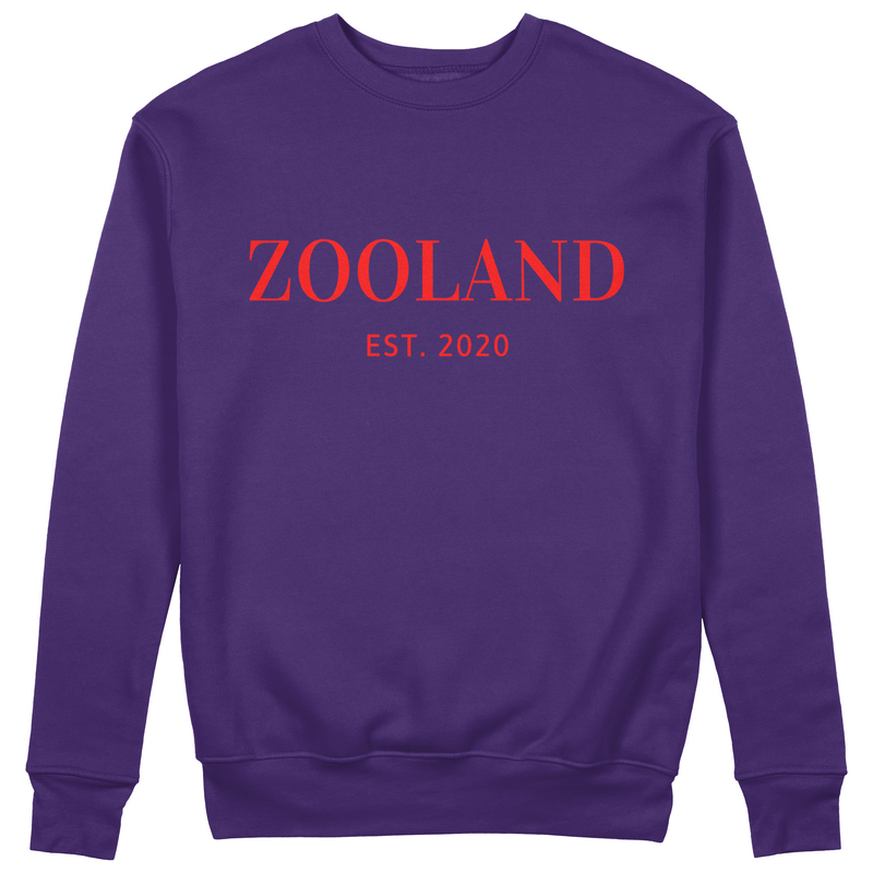 Purple Zooland "Designer Red" Sweater