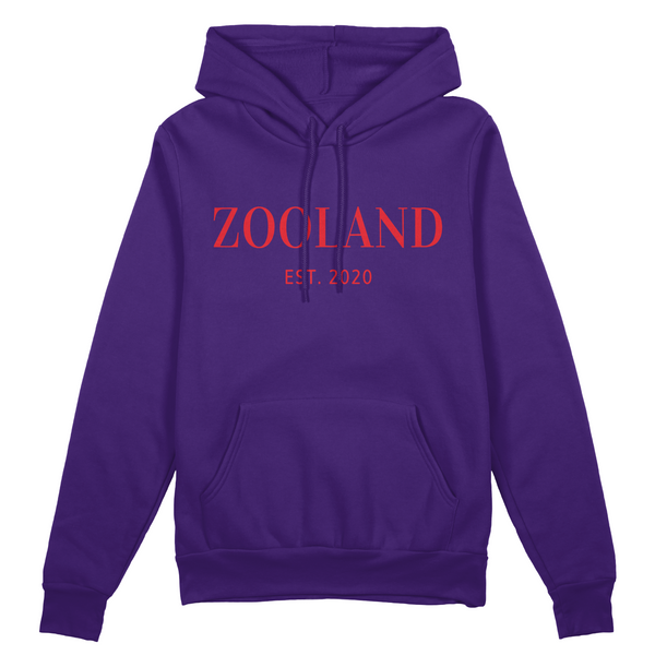 Purple & Red "Designer" Zooland Hoodie