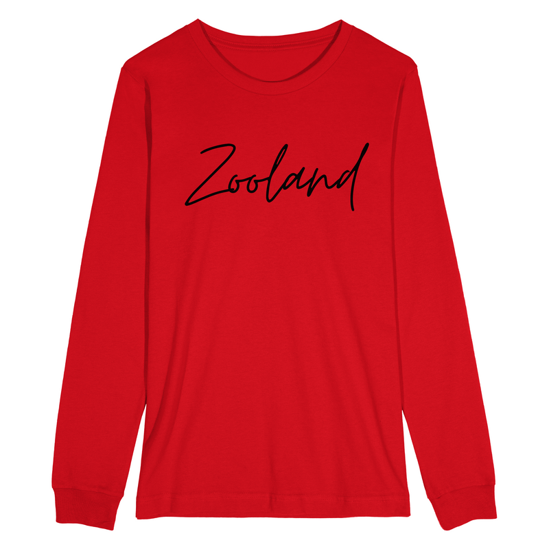 Red Zooland Long Sleeve Shirt "Black Freestyle"