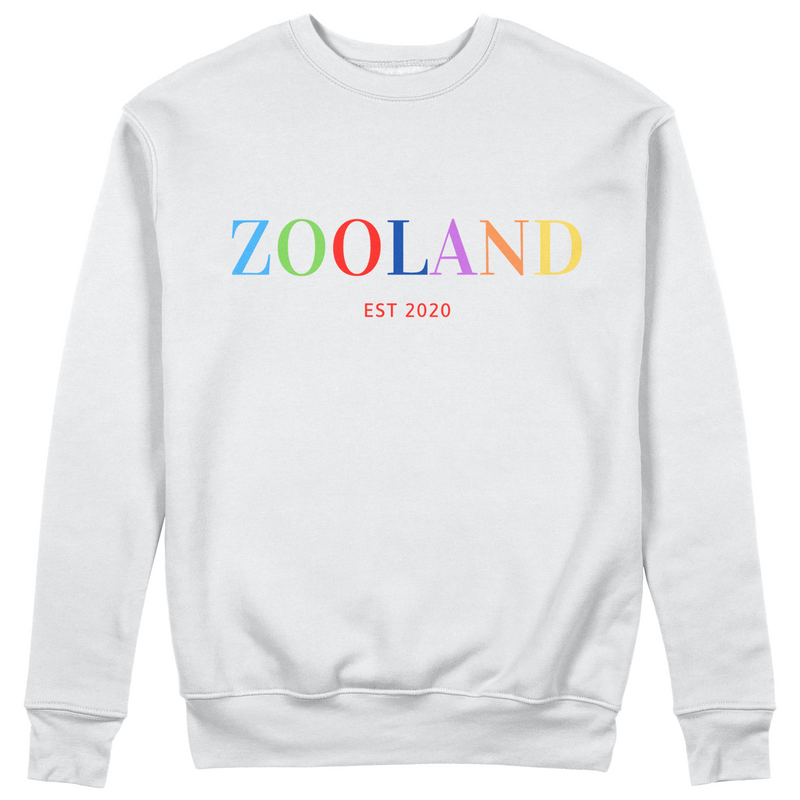 White "Limited Edition" Zooland Sweat Shirt