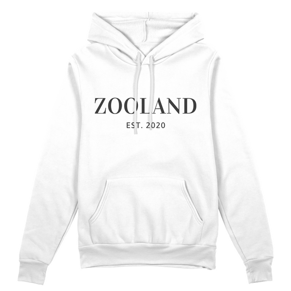 White & Black "Designer" Zooland Hoodie