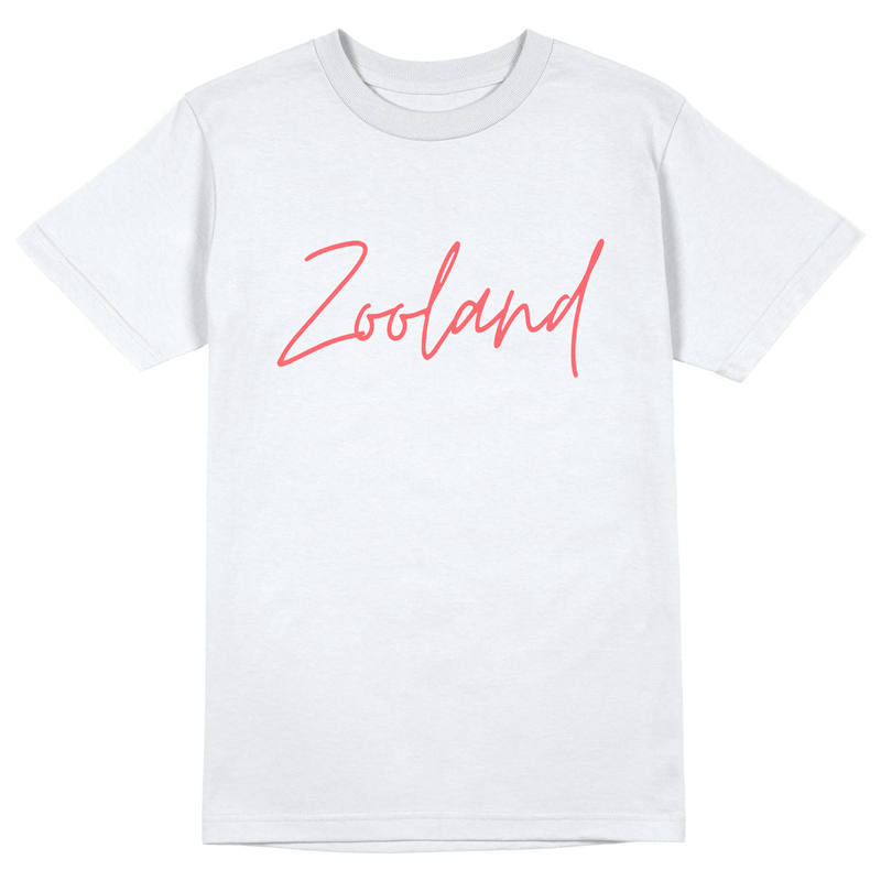 Kids White "Red Freestyle" Zooland  T-Shirt