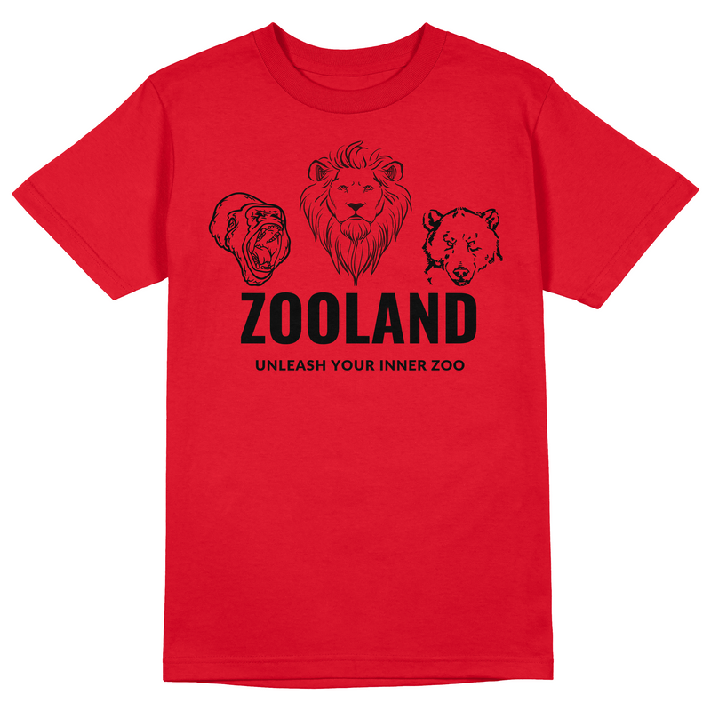 Red "BIG ZOO" Zooland T-Shirt