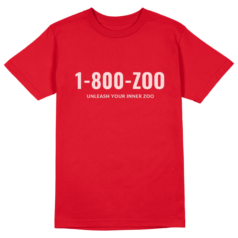 Red 1-800 ZOO Shirt