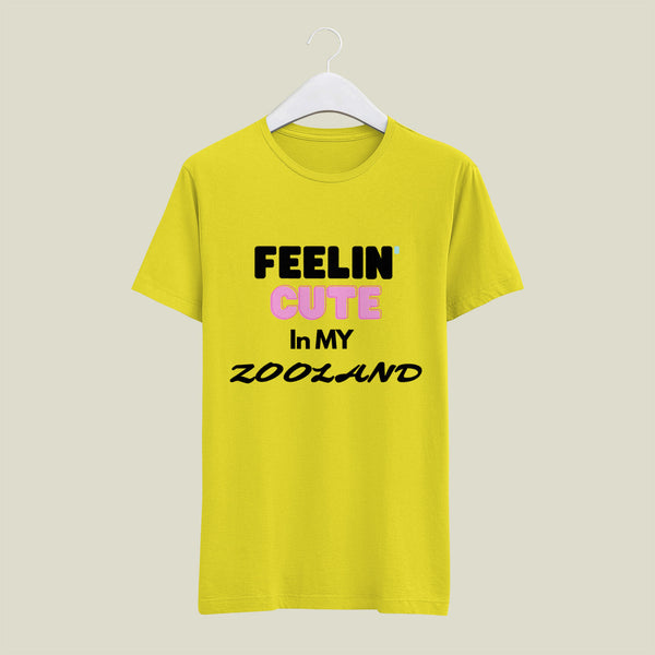 "Feeling Cute" Zooland Womens T-Shirt