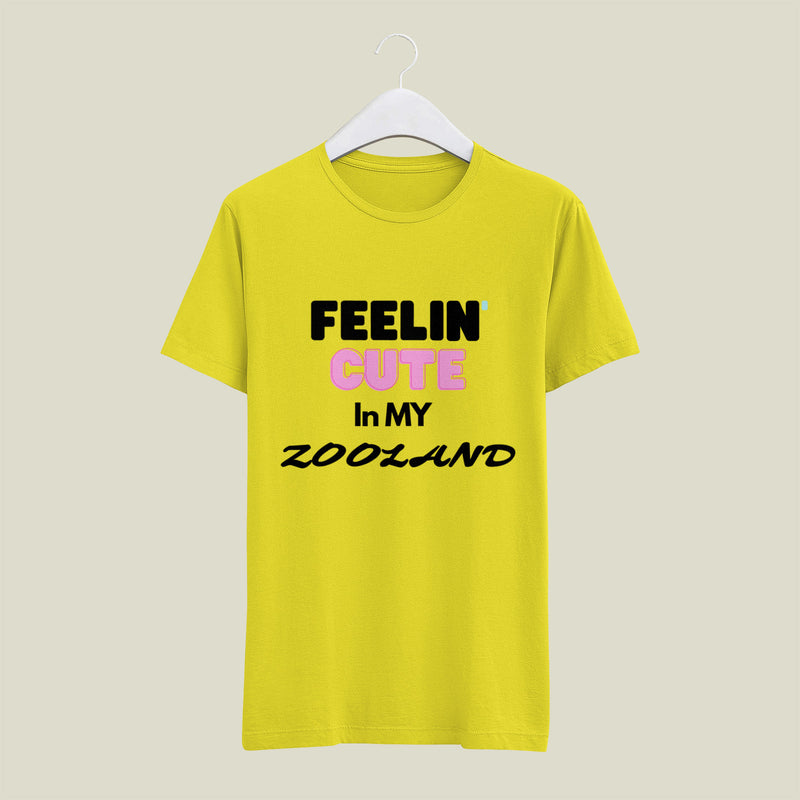 "Feeling Cute" Zooland Womens T-Shirt