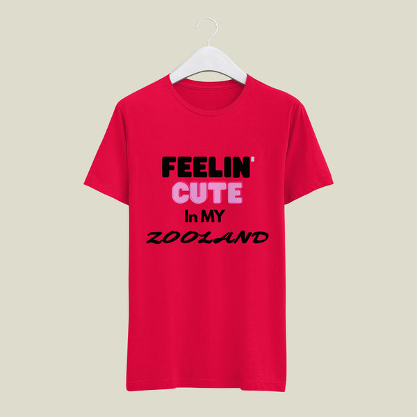 "Feeling Cute" Zooland Womens T-Shirt